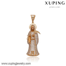 33007 Xuping Jóias Moda 18 K Pingente Banhado A Ouro para o Presente de Dia Das Bruxas